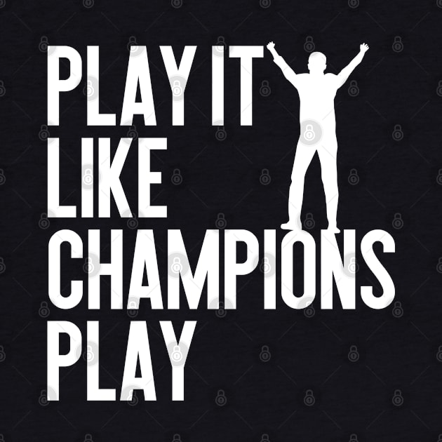 Play it like Champions Play by Magic Spread